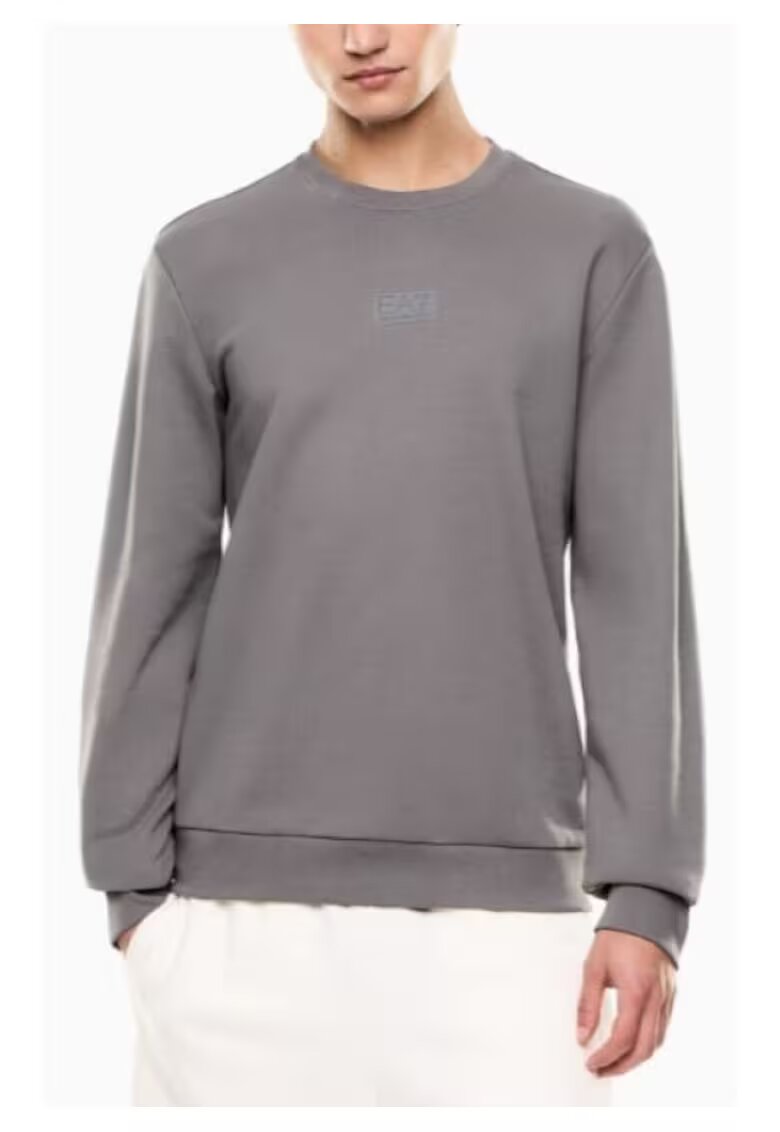EA7 Мъжки суичър TRAIN LOGO SERIES M OVERSIZE LOGO T-TOP CN COFT - Памук -