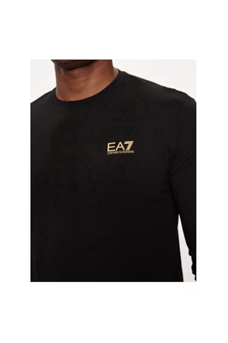 EA7 Мъжки суитшърт Emporio Armani 304213021 Памук Черен Черен