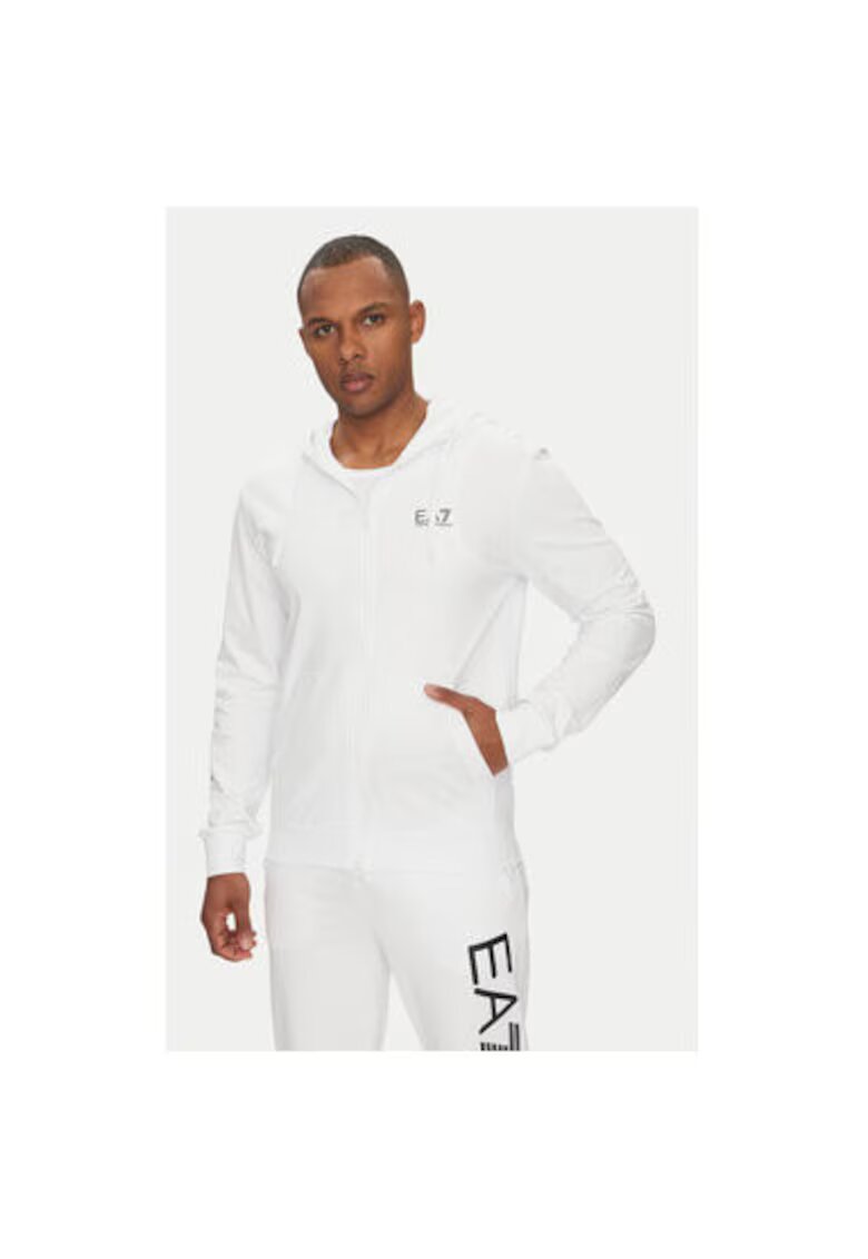 EA7 Мъжки суитшърт Emporio Armani - 7M000568 AF13512 - Памук - 65699 - Бял