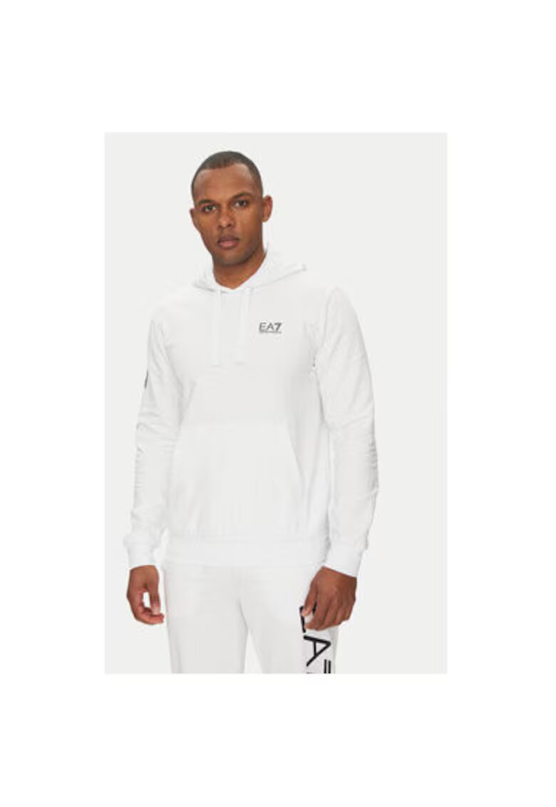 EA7 Мъжки суитшърт Emporio Armani - 7M000569 AF13512 - Памук - Бял - Бял