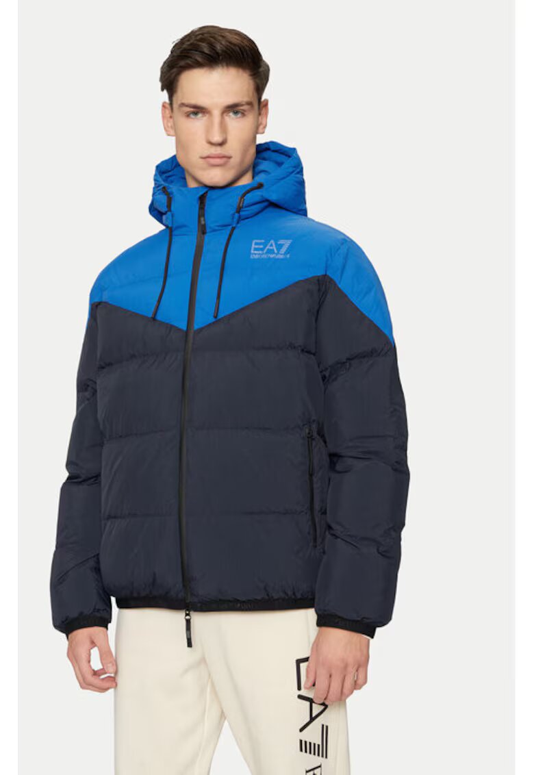 EA7 Мъжко яке - Emporio Armani 304211935 - Полиамид - Син - Син