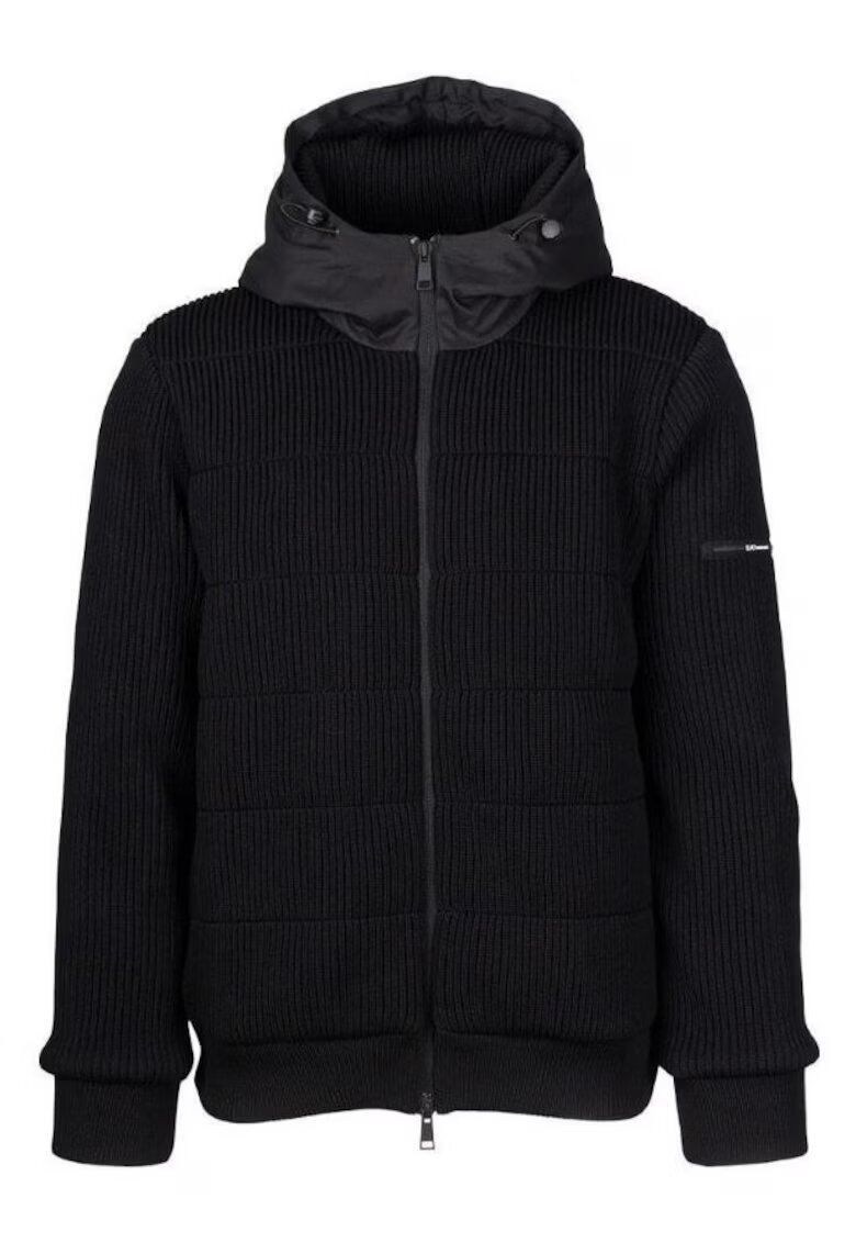 EA7 Мъжко яке MOUNTAIN M JACKET KNIT - полиестер - черно