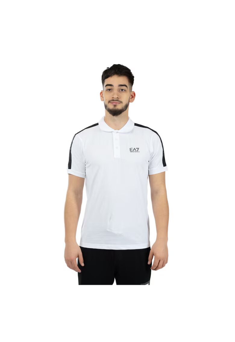 EA7 Поло тениска Emporio Armani Train Logo Series M Tape Polo CO 3DPF23PJ02Z01100