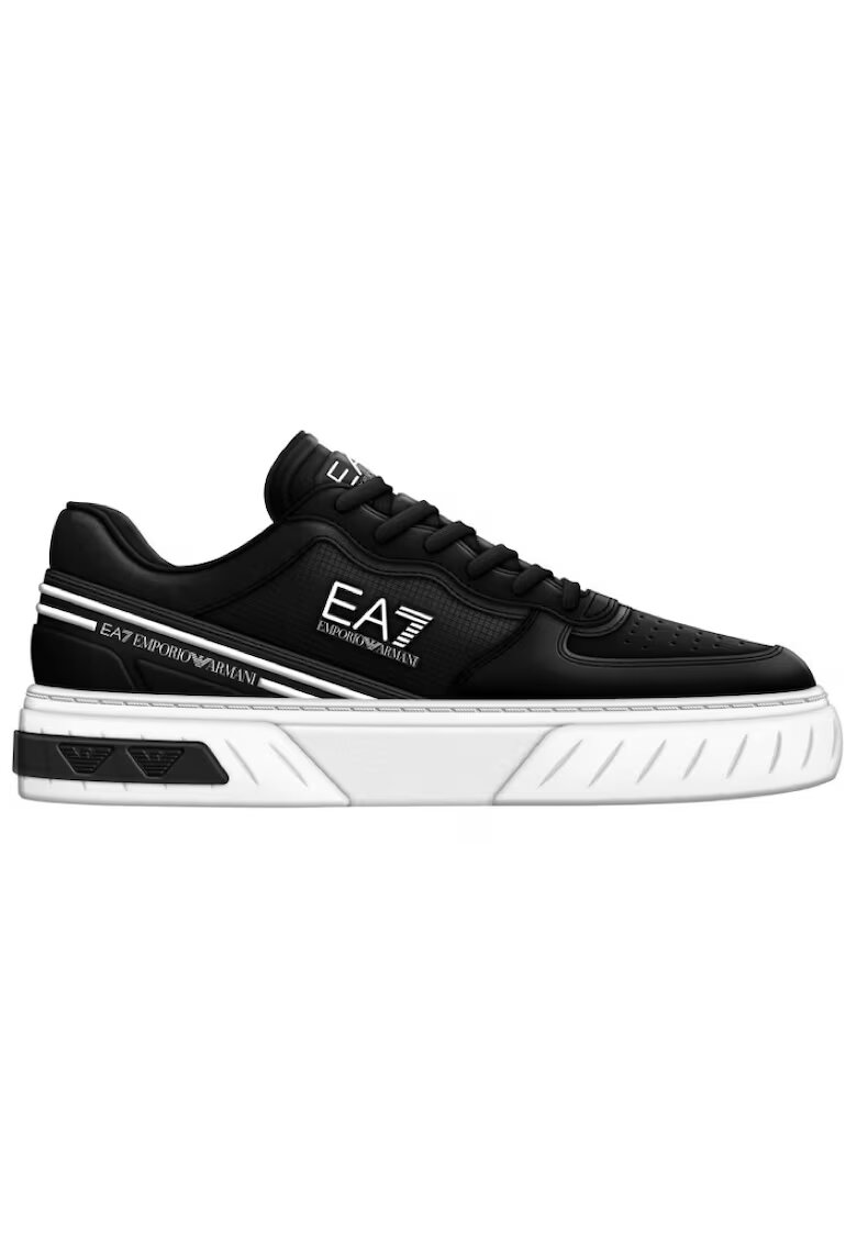 EA7 Премиум маратонки X8X173-XK374-N181 - Черни