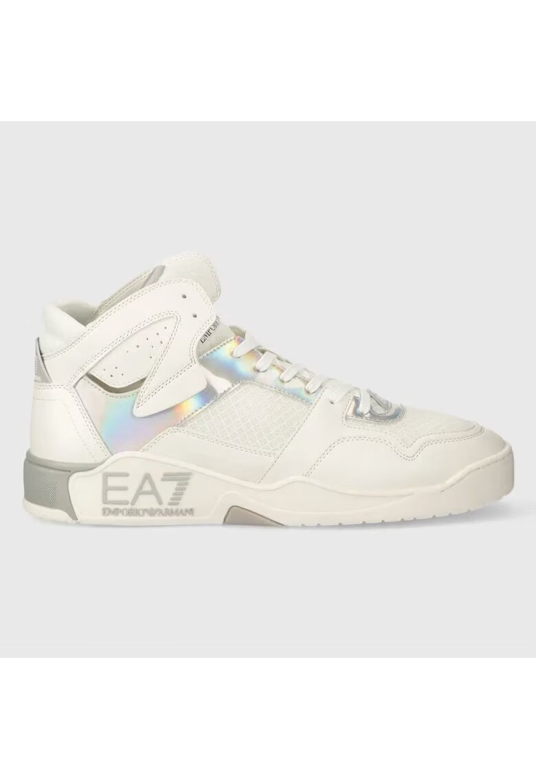EA7 Спортни обувки за жени - basket mid - X8Z039-XK331-Q033 - бели