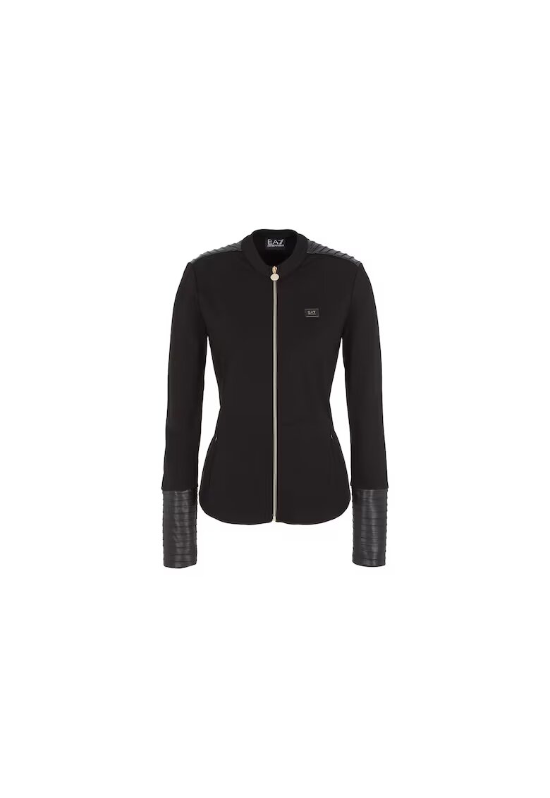 EA7 Суичър Emporio Armani Train Winter Mix W T-top Fz Mix Material 6RTM32TJRLZ01200 - Дамски -