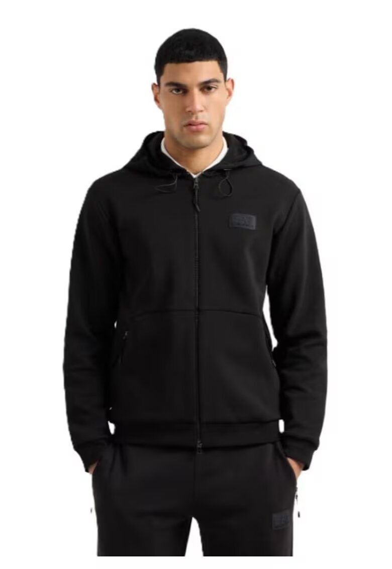 EA7 Суитшърт с цип за ежедневието - M HOODIE FZ ST COPL ST - 7M000094-AF12116-UC001 -