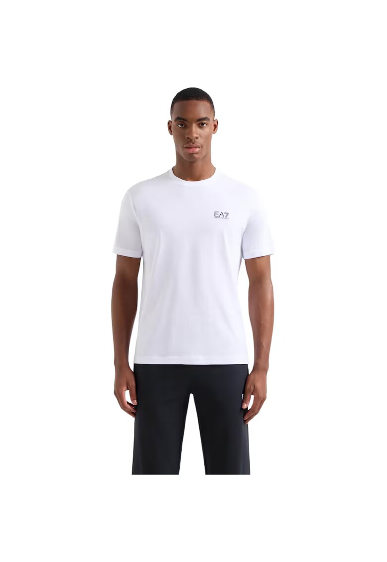 EA7 Тениска Emporio Armani Logo Series Crew - PJ02Z-8NPT18-1100 35274 - Бял