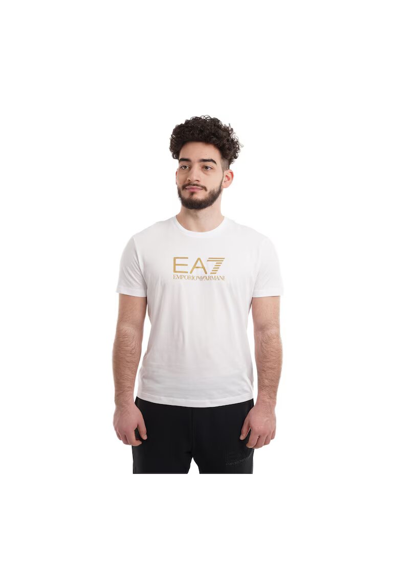 EA7 Тениска Emporio Armani Train Gold Label M Tee SS Pima JS Big Logo 3DPT08PJM9Z01100