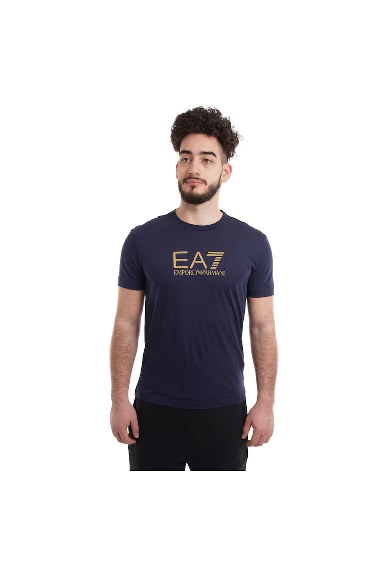 EA7 Тениска Emporio Armani Train Gold Label M Tee SS Pima JS Big Logo 3DPT08PJM9Z01554