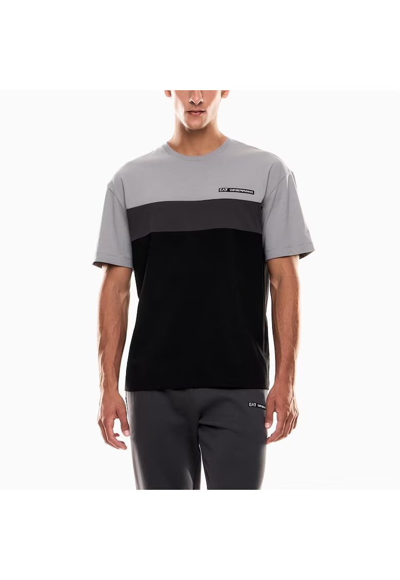 EA7 Тениска TRAIN ATHLETIC COLOUR BLOCK M TEE SS-7M000935-AF16548-U8062