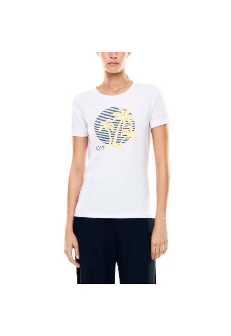 EA7 Тениска TRAIN COSTA SMERALDA W GRAPHIC TEE-7W001022-AF18401-M0291
