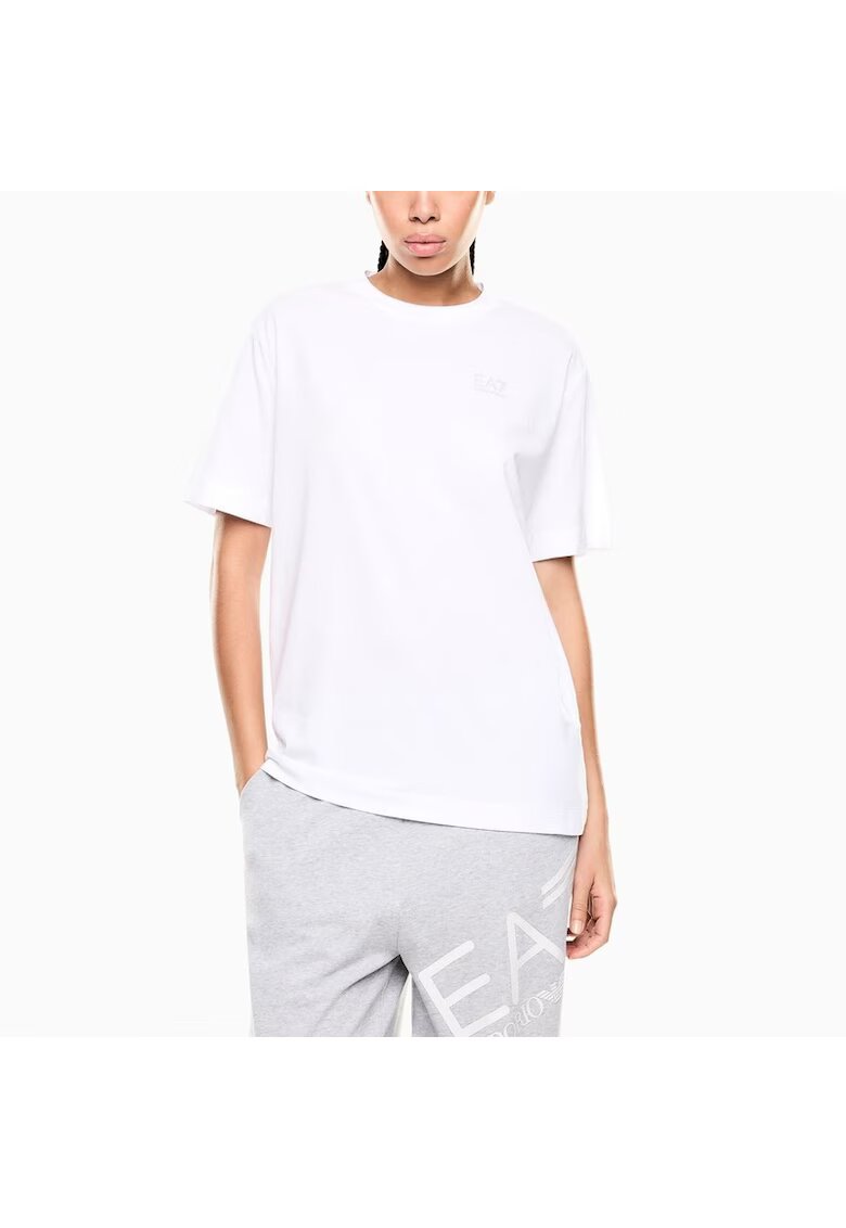 EA7 Тениска TRAIN LOGO SERIES W MAXI LOGO OVERSIZE TEE-7W000965-AF12503-U0002