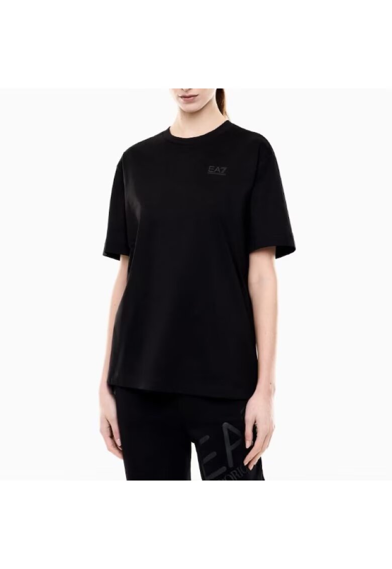 EA7 Тениска TRAIN LOGO SERIES W MAXI LOGO OVERSIZE TEE-7W000965-AF12503-UC001
