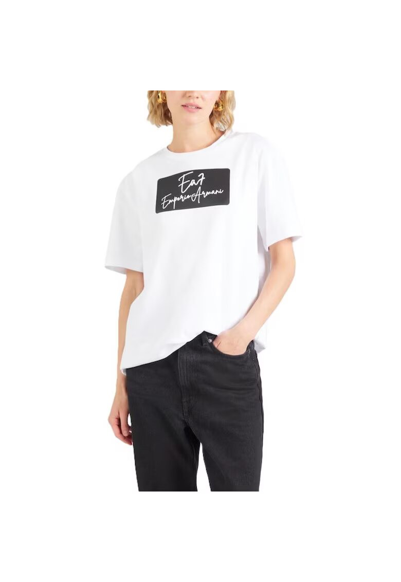 EA7 Тениска TRAIN LOGO SERIES W TEE SS BOX LOGO CROSSOVER-7W000723-AF12957-U0002