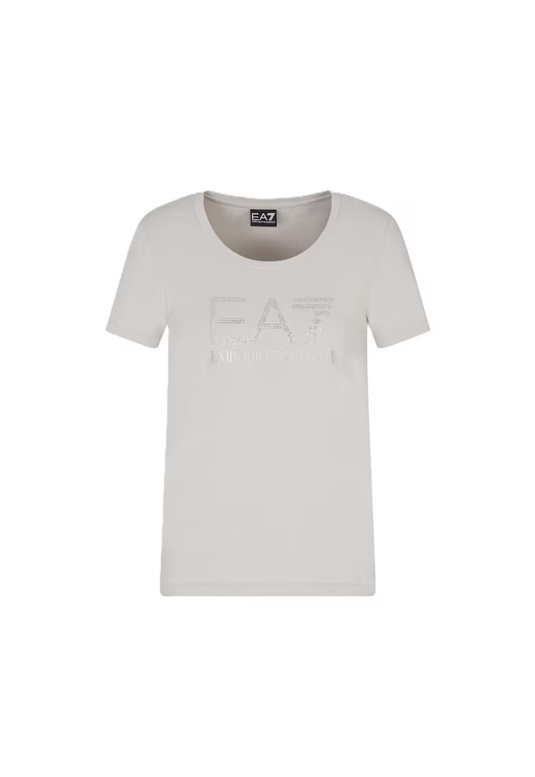 EA7 Тениска TRAIN LOGO SERIES W TEE SS RN FANCY STRASS-7W000536-AF10373-MC056