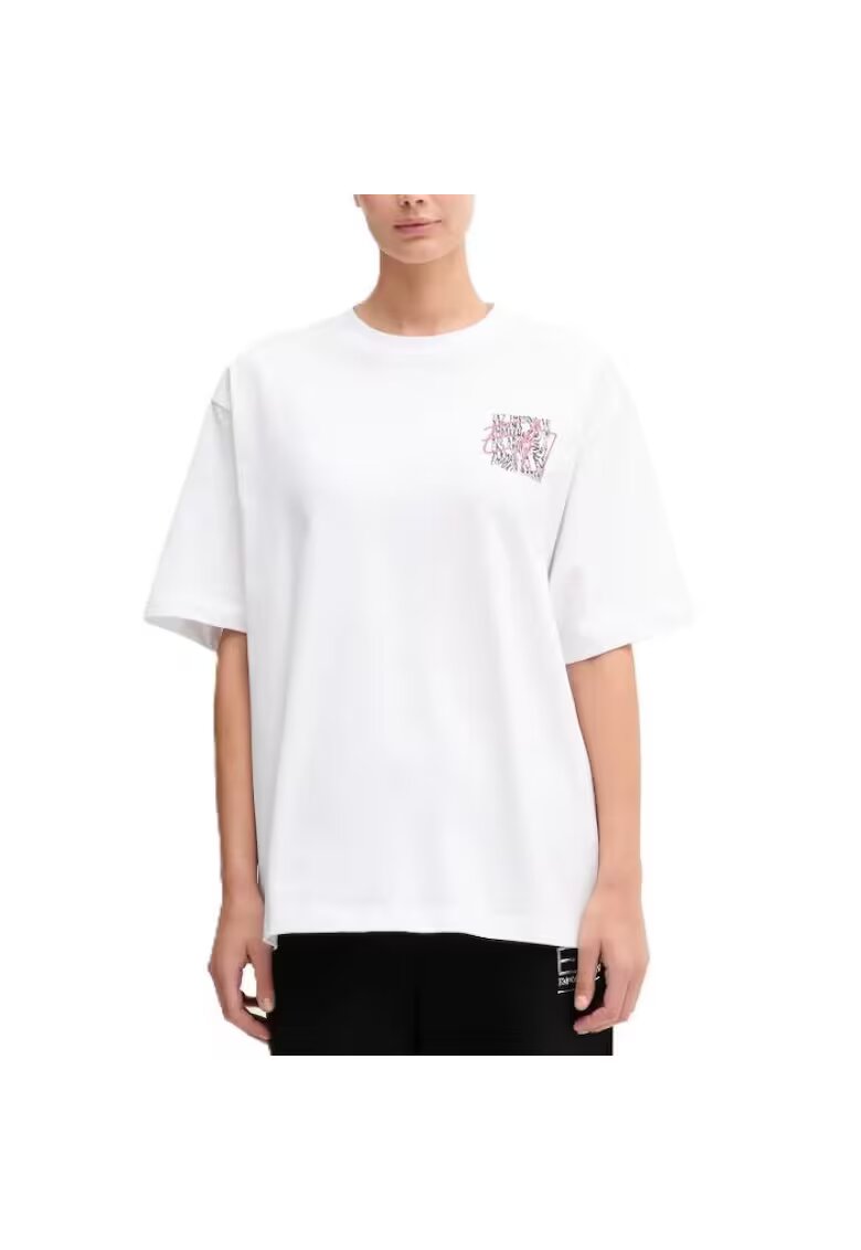 EA7 Тениска TRAIN LOGO SERIES W TEE SS WRITTEN LOGO CROSSOVER-7W000726-AF12957-U0002