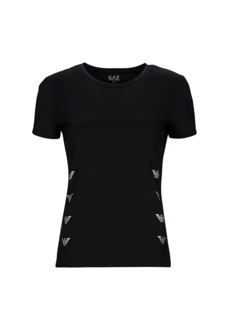 EA7 Тениска W Tee Ss Multilogo - 3RTT08-TJDZZ-0200 - Дамска - Черна