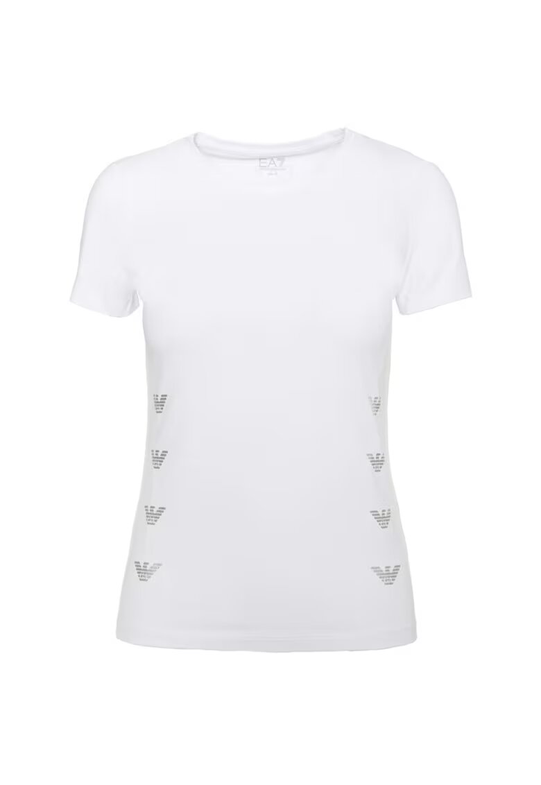 EA7 Тениска W Tee Ss Multilogo - 3RTT08-TJDZZ-1100 - Дамска - Бяла