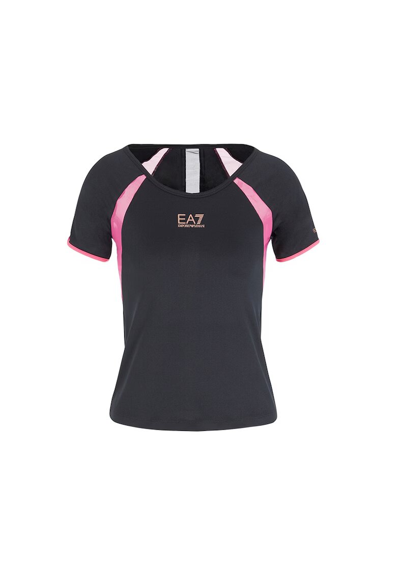 EA7 Тениска W Tee Ss Rn - 3RTT01-TJLHZ-1200 - Дамска - Черна