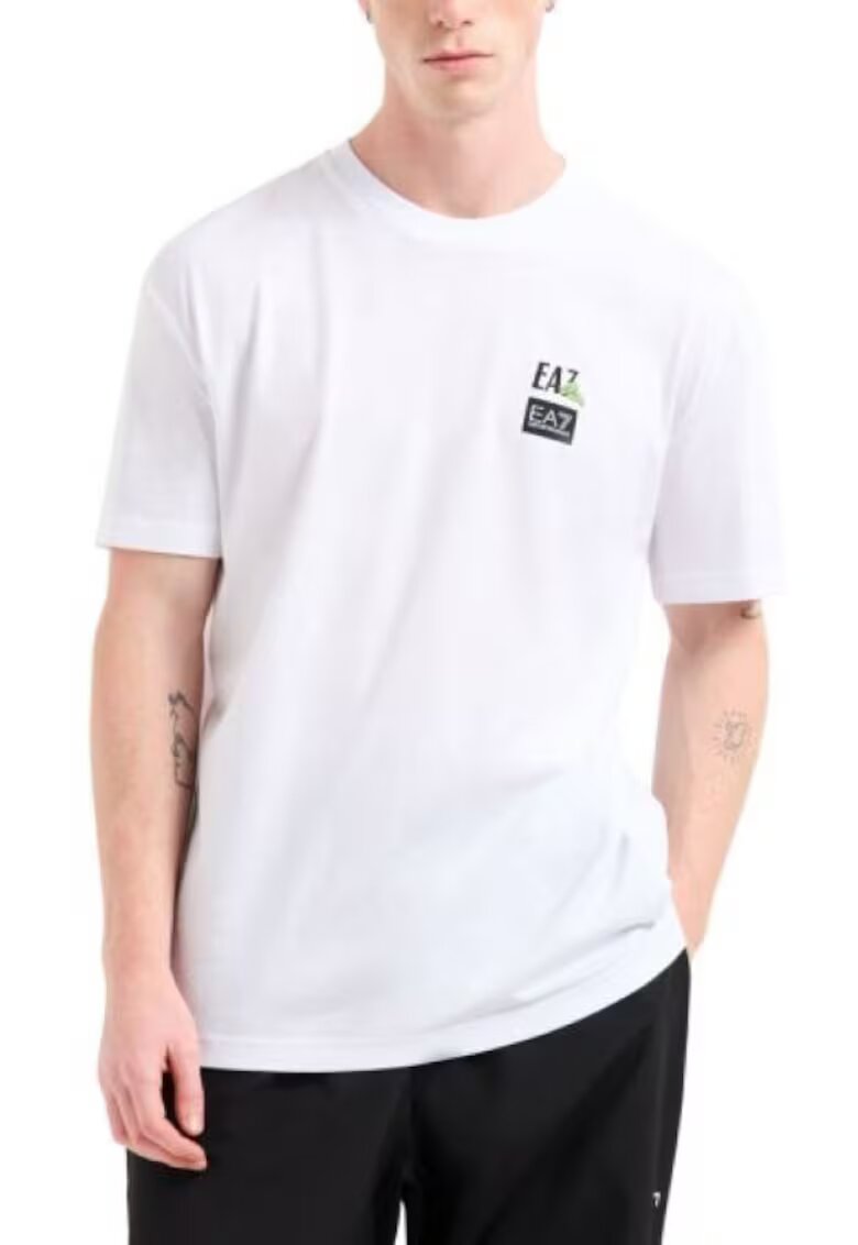 EA7 Тениска за лайфстайл - M TEE MULTISPORTS - 7M000118-AF13244-U0002 - Бяла