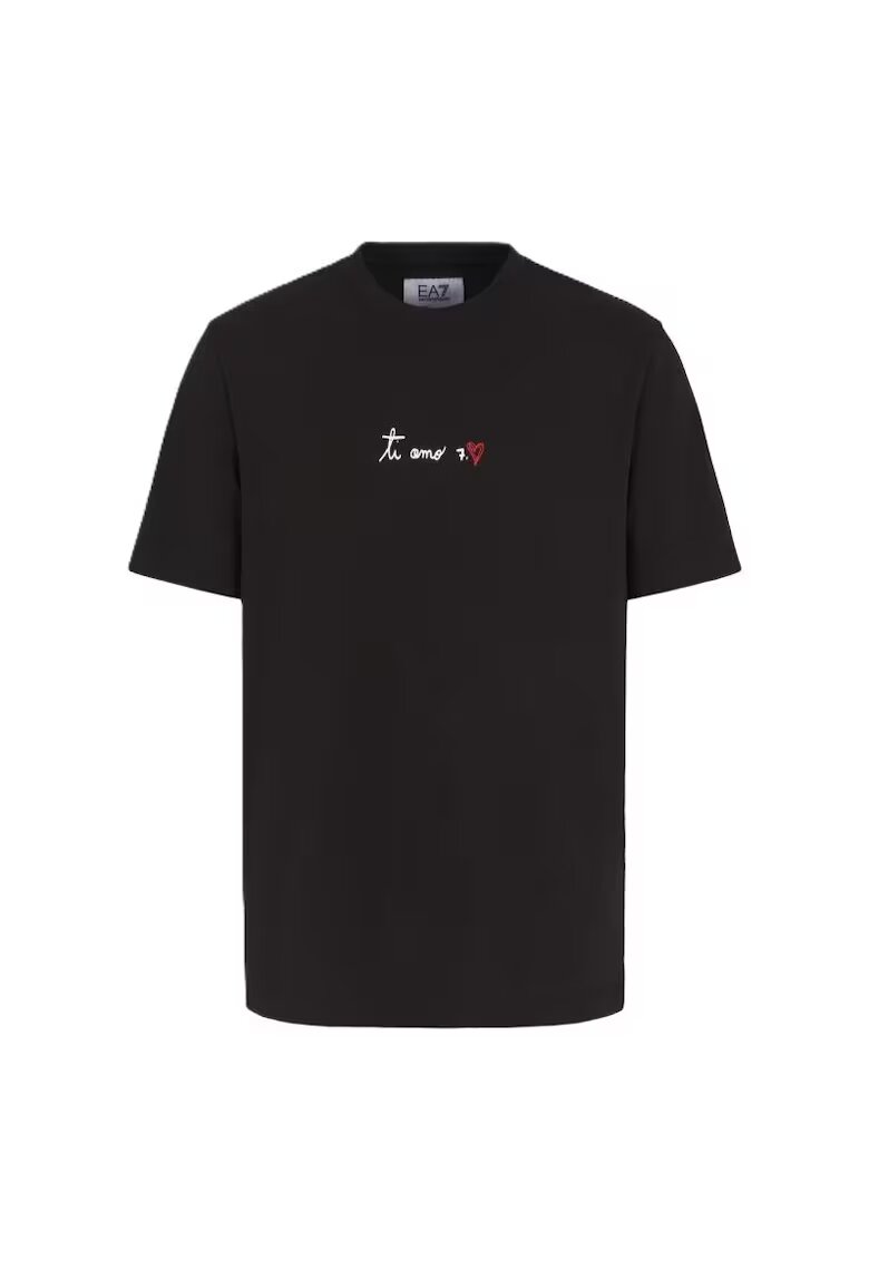 EA7 Тениска за Lifestyle - U TEE SS - 7X000032-AF13243-FC135 - Черна