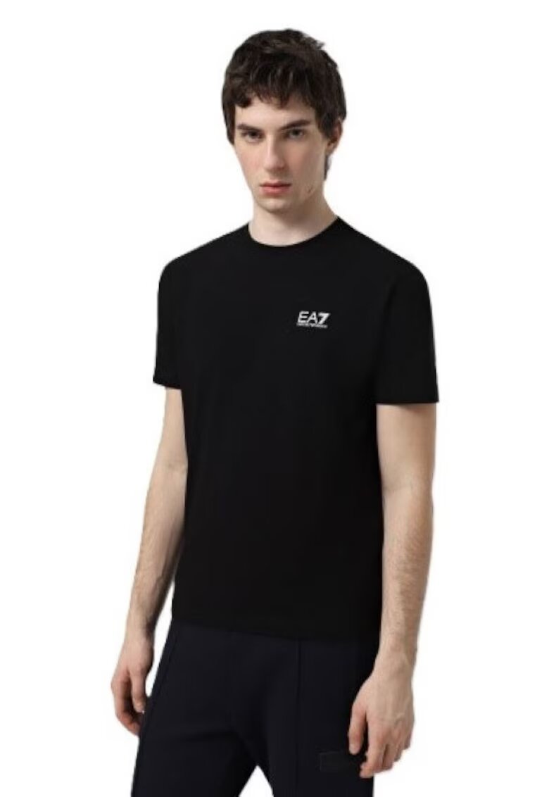 EA7 Тениска за мъже - m tee ss st cc - 8NPT26-PJVQZ-1200 - S INTL - Черна
