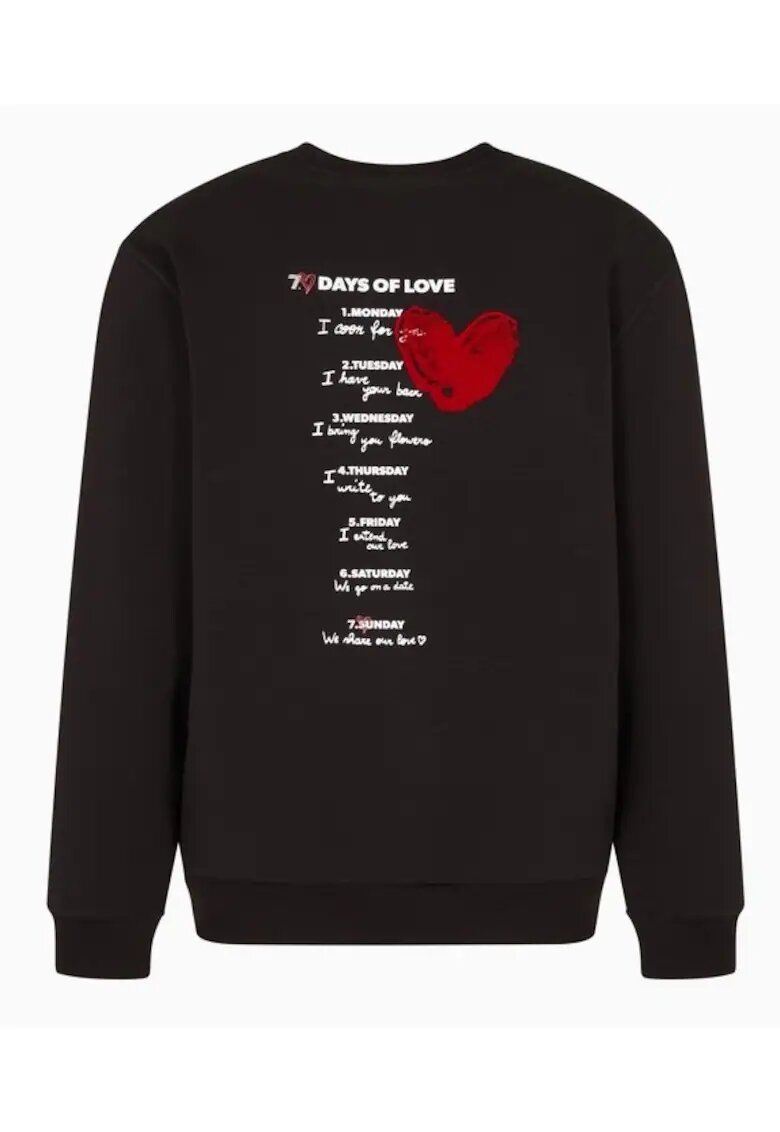 EA7 Унисекс блуза TRAIN 7.CUORE U T-TOP CN COPL ST - Памук -