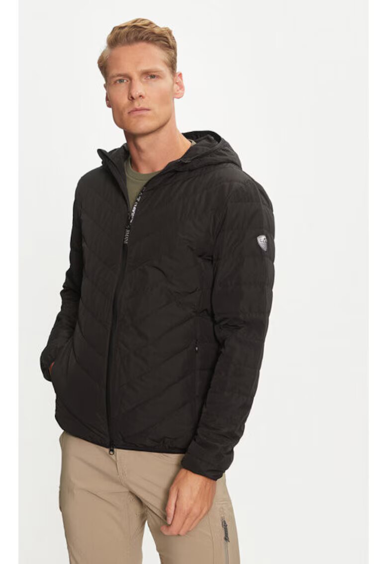 EA7 Яке за мъже - Emporio Armani 303081843 - Полиестер - L INTL - Черно