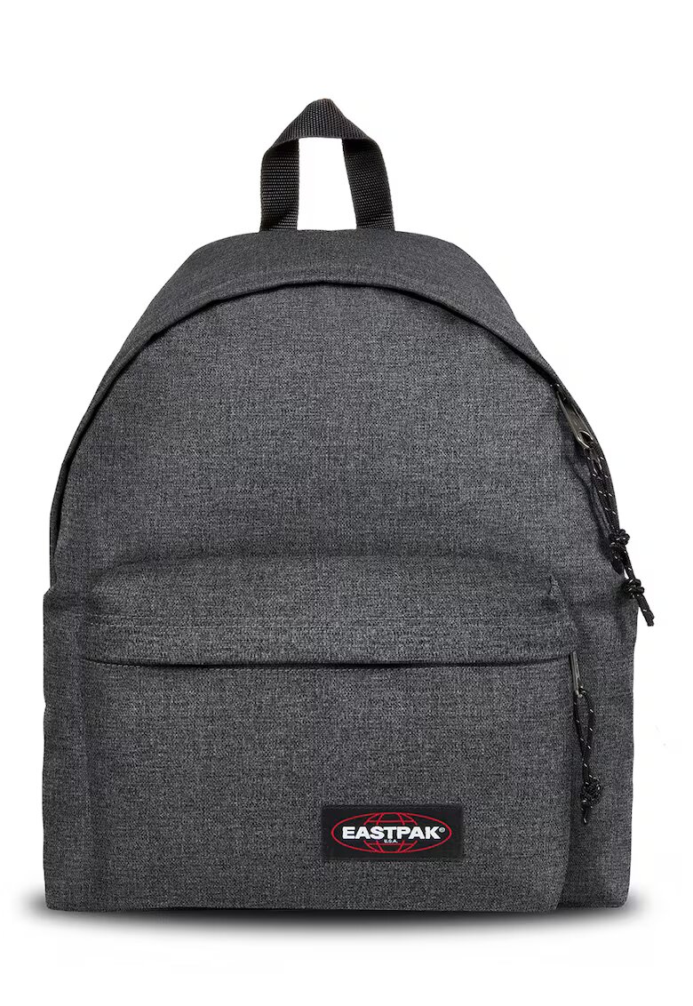 Eastpak Унисекс раница Pak'R с джоб отпред - 24 л - Черен/Меланж тъмно сиво