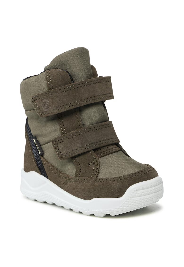Ecco Детски снежни ботуши - зелени - текстил и велур - система за закопчаване с велкро
