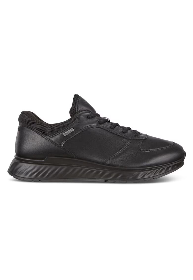 Ecco Мъжки спортни обувки Exostride M Flats Естествена кожа Черни