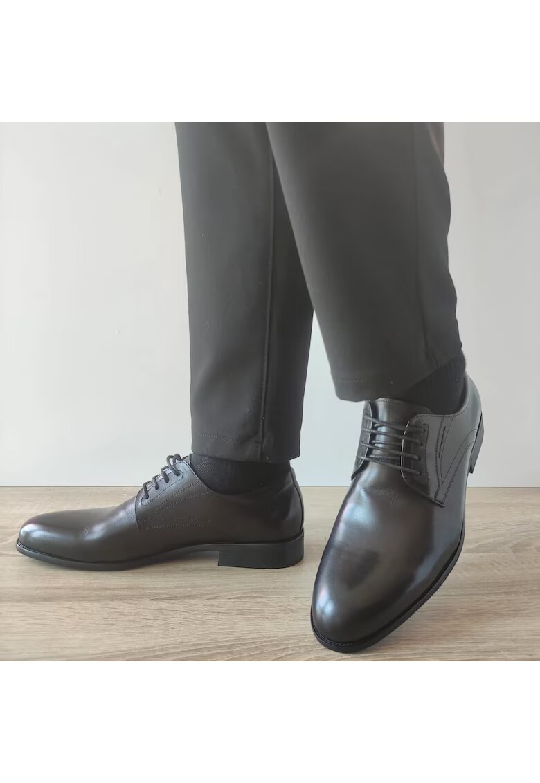 ELDEMAS Елегантни мъжки обувки 2768-1 Black - черни