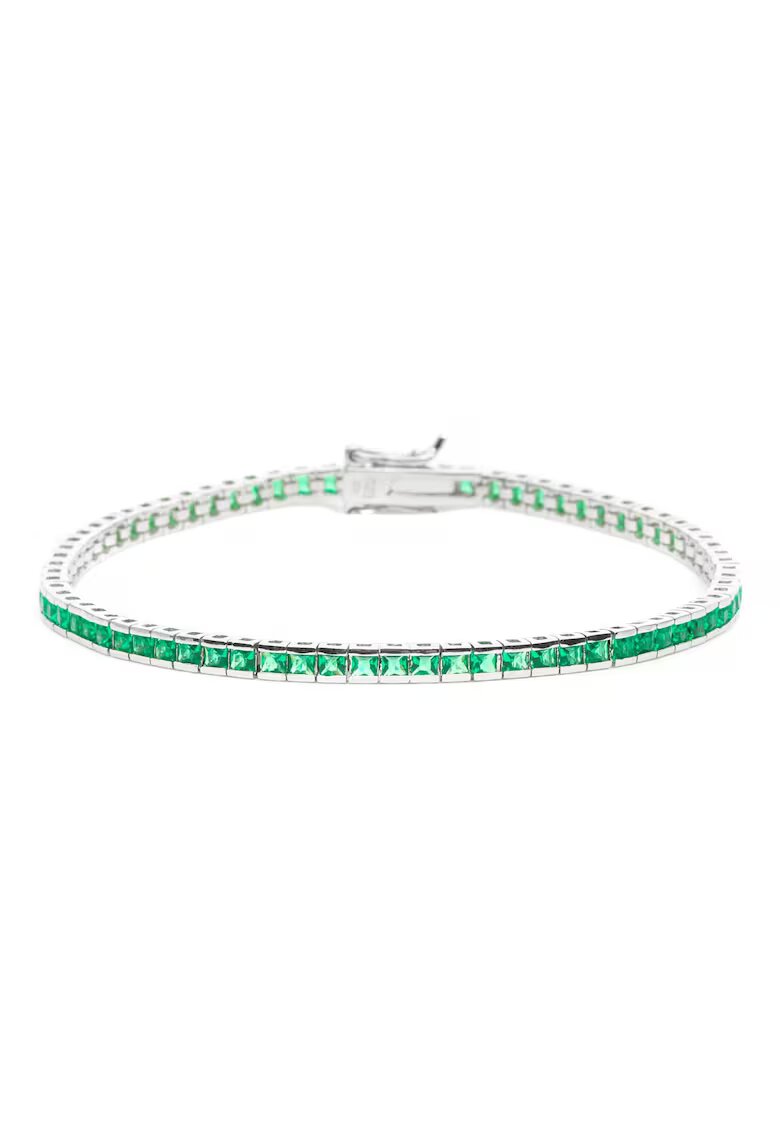 ElectraStore Bratara Tennis ARGINT 925 Rodiat Cu Cristale Zirconia - 17 CM