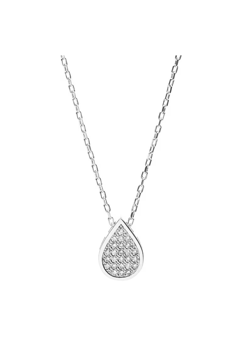 ElectraStore Колие Сребро Сълза - Кристали Swarovski