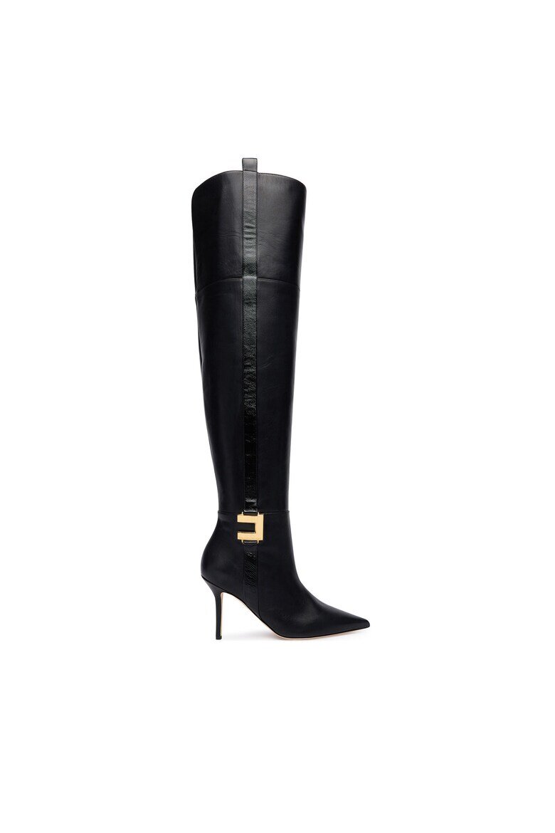Elisabetta Franchi Дамски ботуши черен Черен