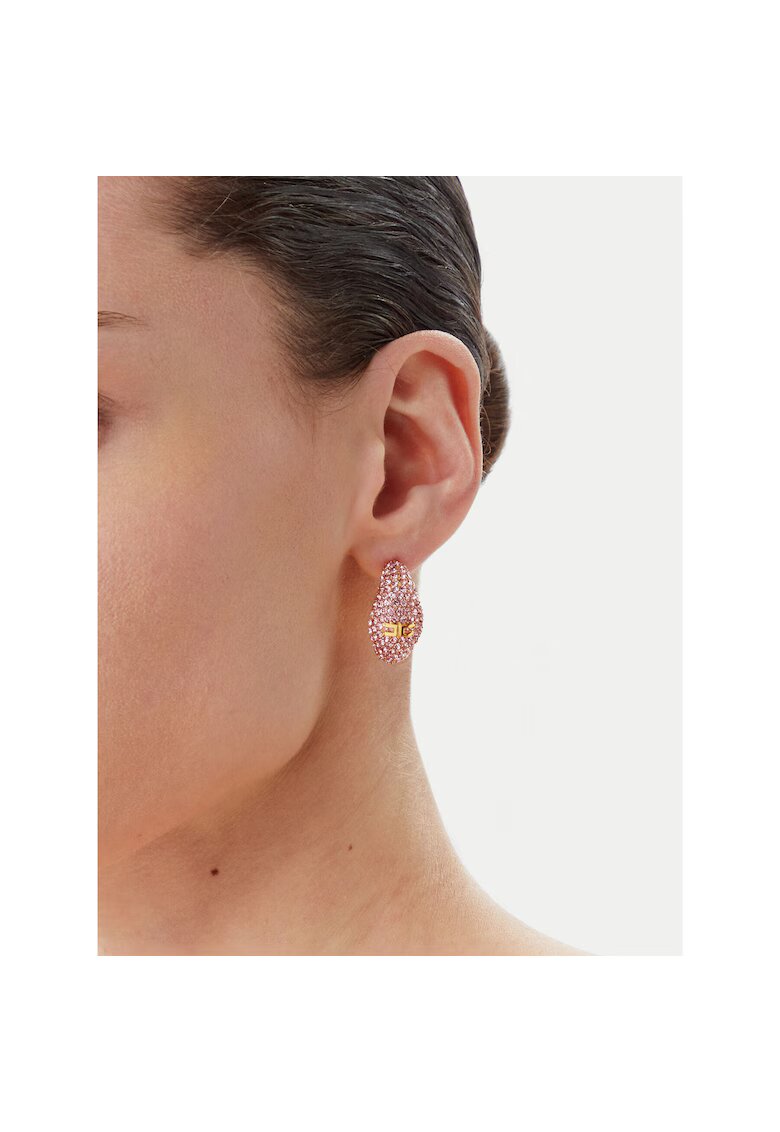 Elisabetta Franchi Дамски обеци Розови OR44M51E2