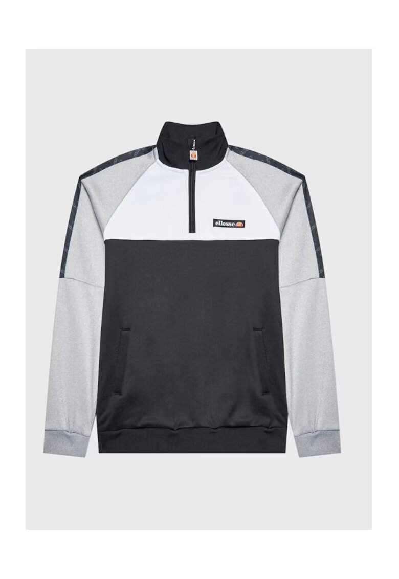 ELLESSE Мъжки суичър - 55670 - Полиестер - Сиво/Черно
