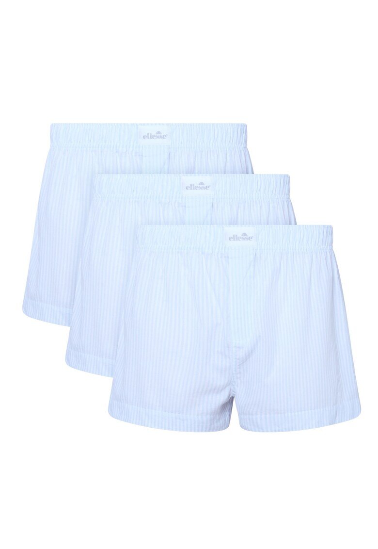 ELLESSE . Памучни боксерки Labotte - 3 чифта - Светлосин