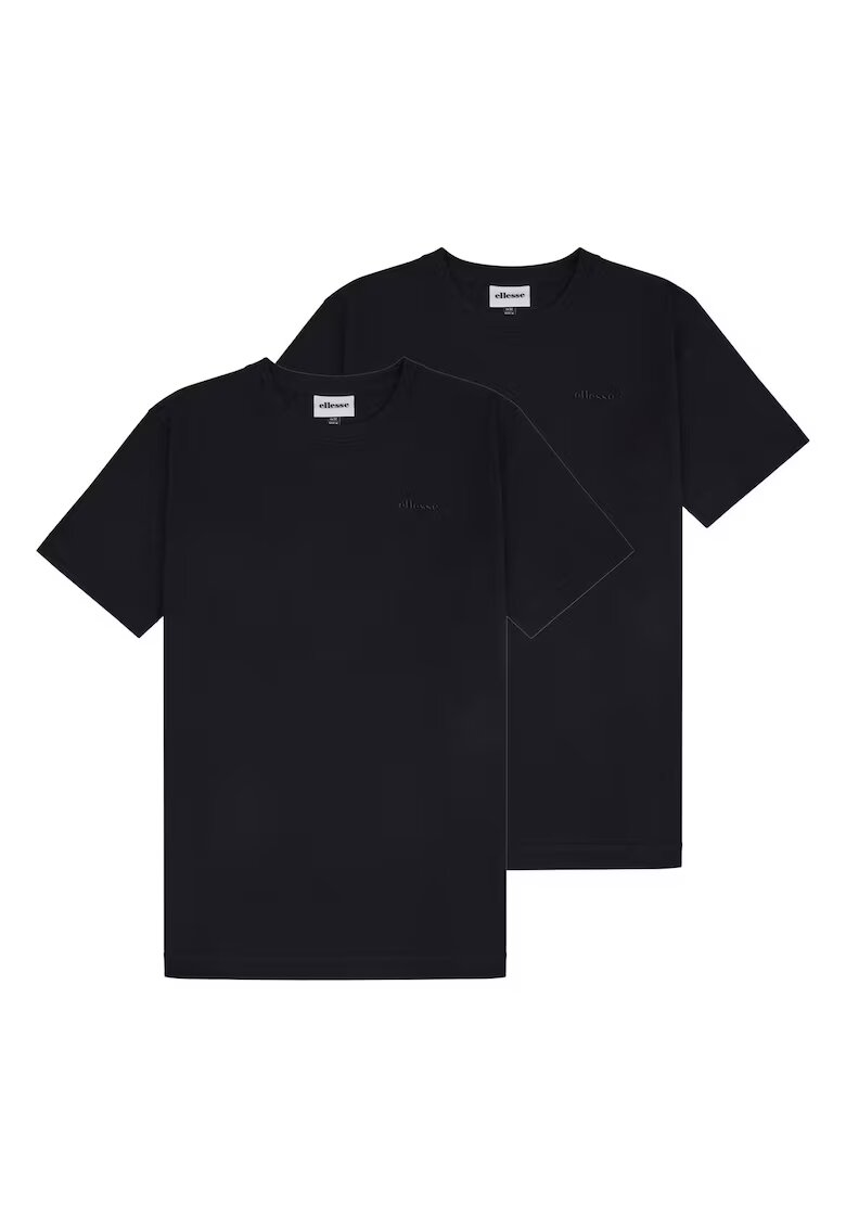 ELLESSE Памучни тениски - 2 части - Черен