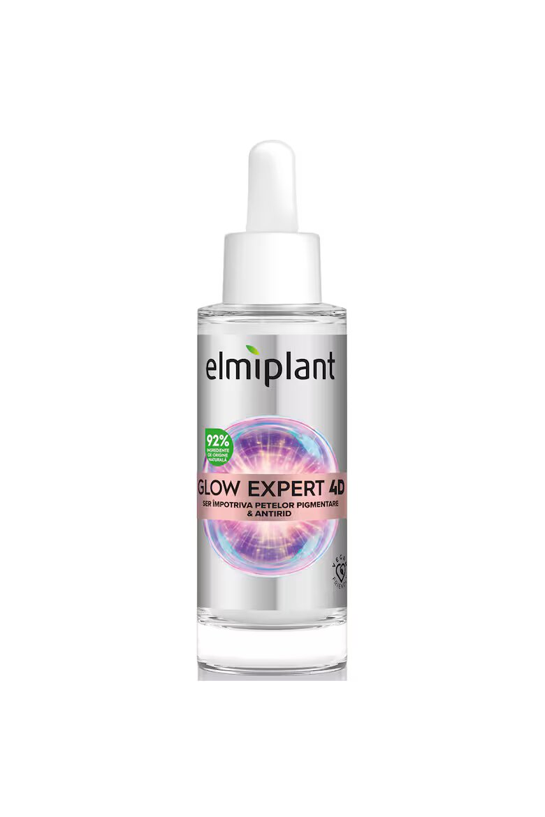Elmiplant Серум за лице Glow Expert 4D Против пигментни петна Против бръчки С ниацинамид и бакучиол 30 мл