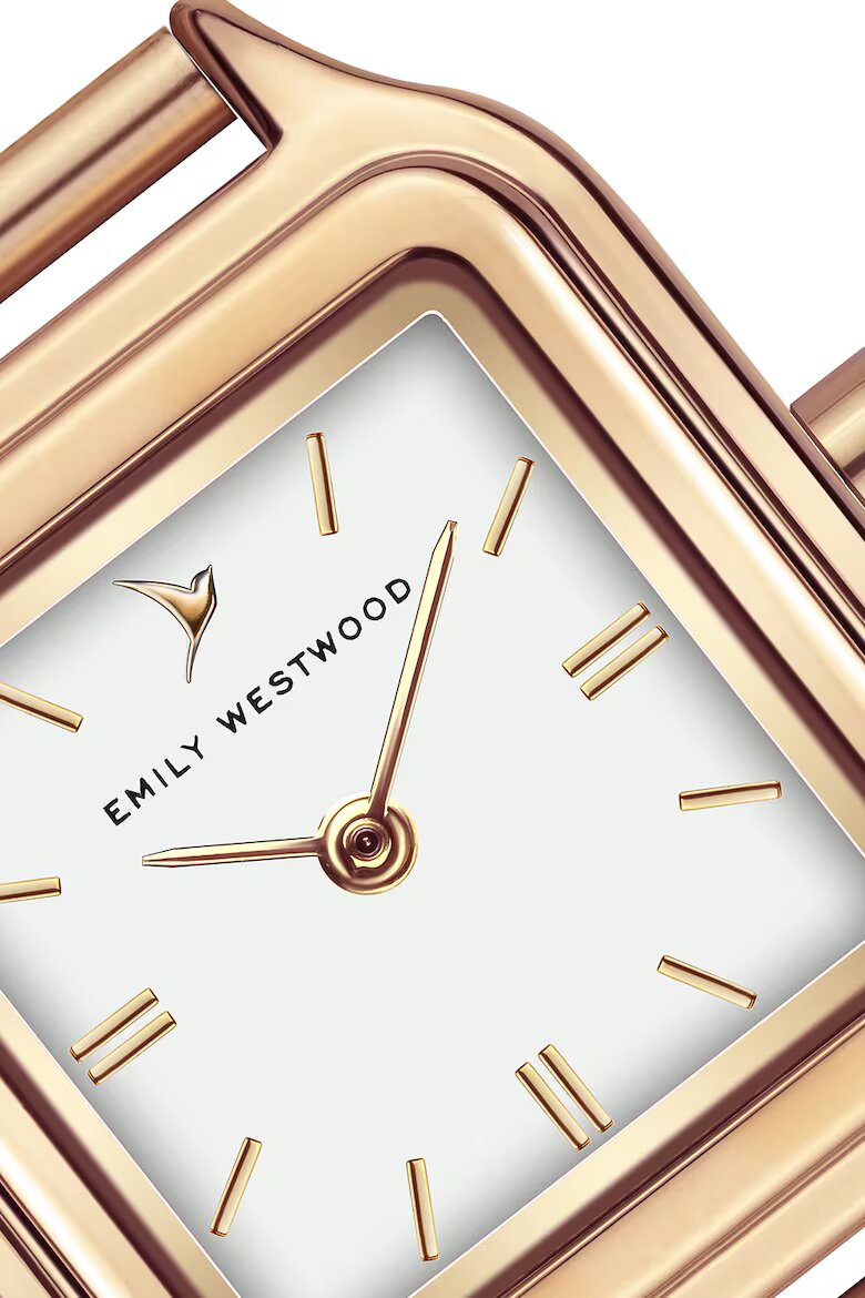 Emily Westwood Часовник с мрежеста верижка Rose Gold