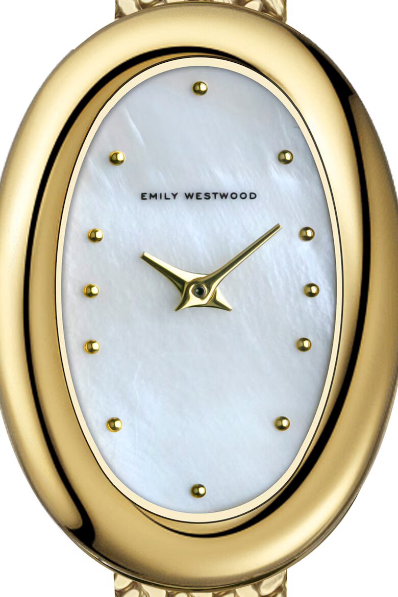 Emily Westwood Часовник с мрежеста верижка Златист