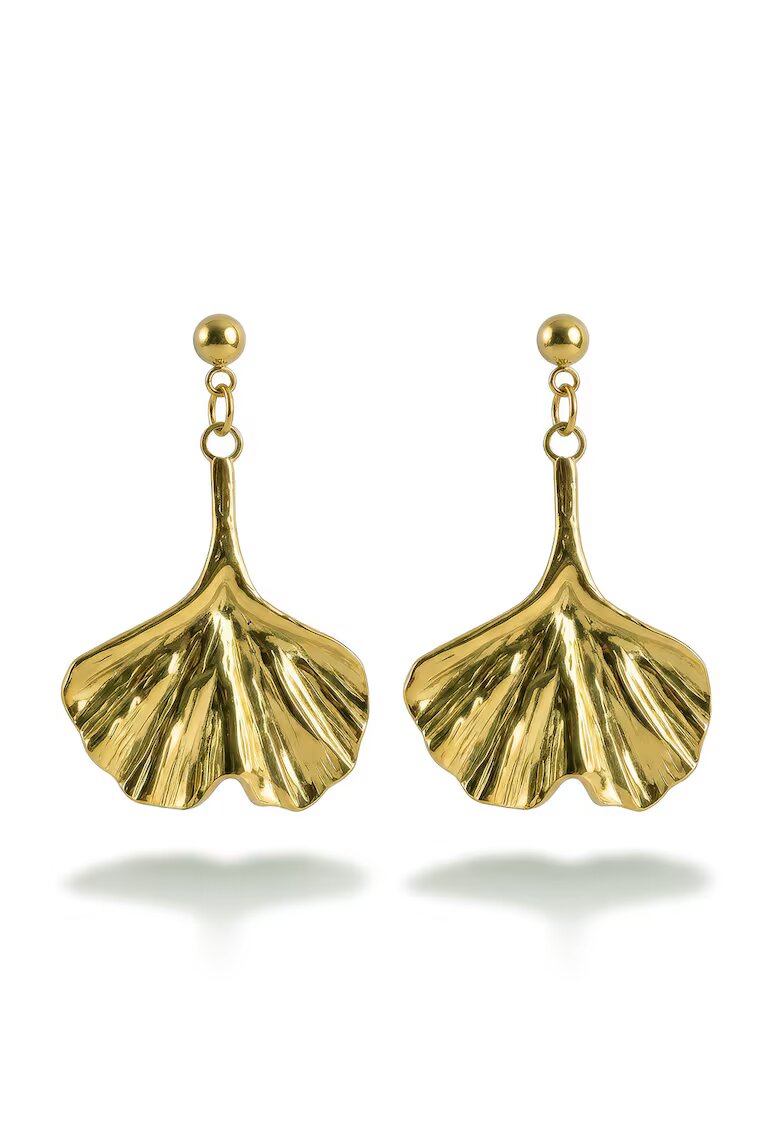Emily Westwood Висящи обеци с покритие от 18K злато