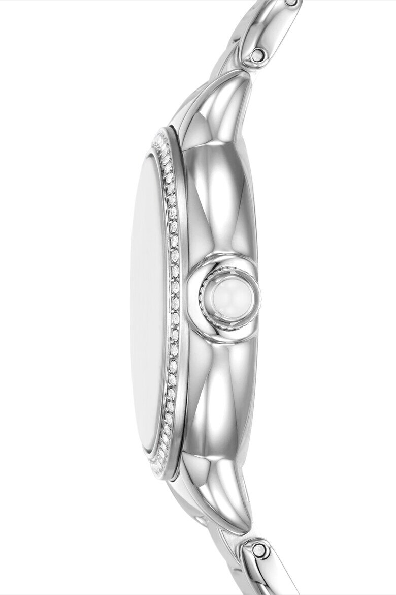 Emporio Armani Часовник с кристали Сребрист
