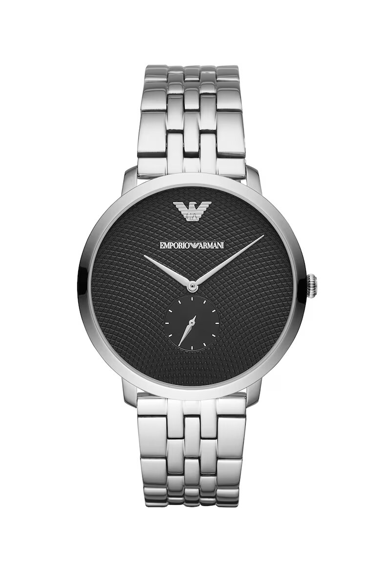 Emporio Armani Часовник Slim с релефен циферблат