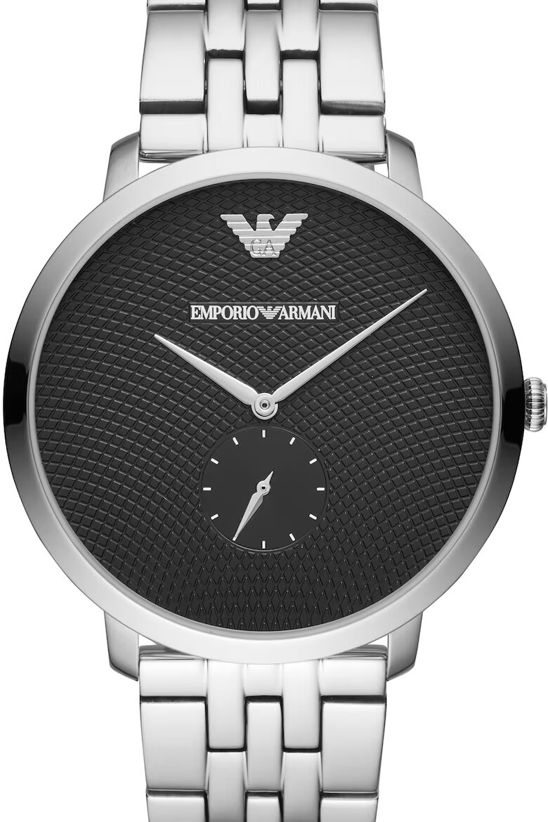 Emporio Armani Часовник Slim с релефен циферблат
