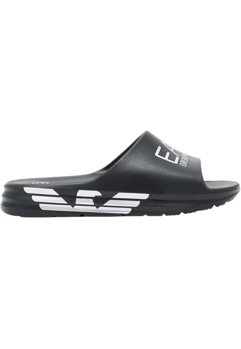 Emporio Armani Чехли EA7 Crusher Distance Slides 61245 - Черен/Сребрист