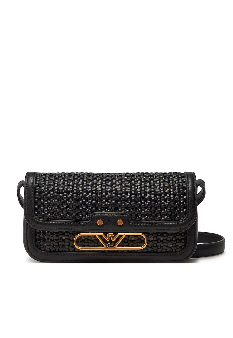 Emporio Armani Дамска чанта Black Beauty - естествена кожа - универсални размери