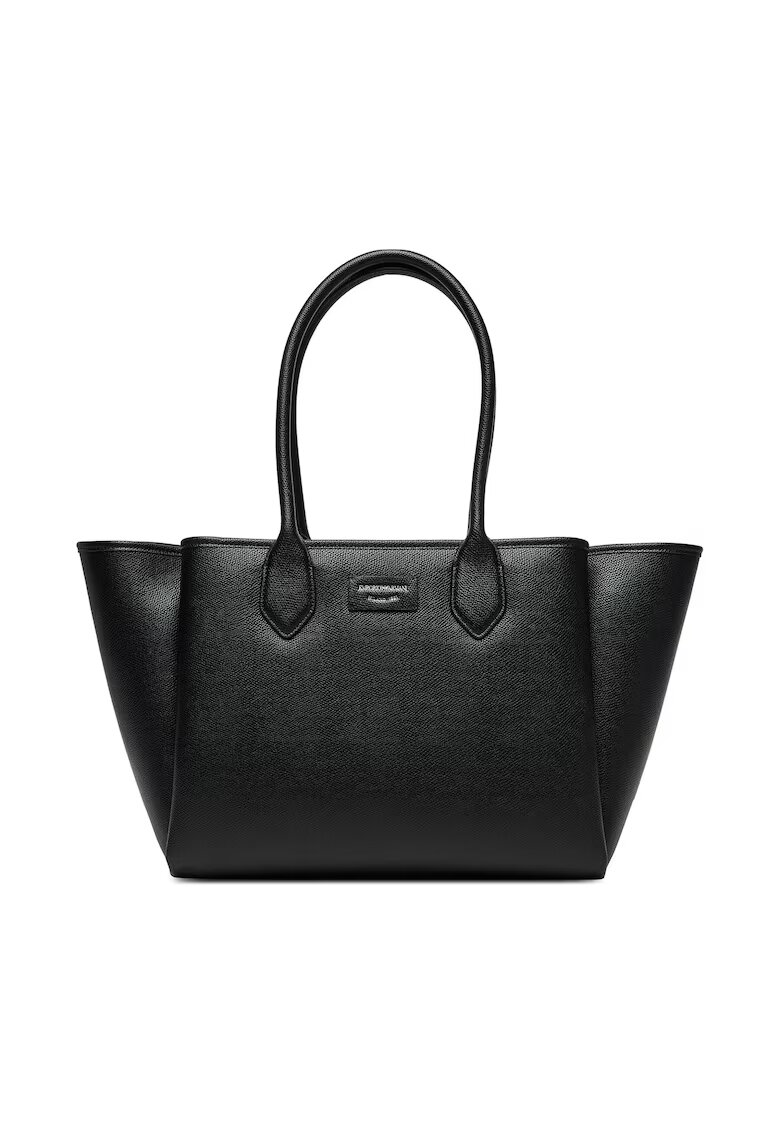 Emporio Armani Дамска чанта черна - екологична кожа